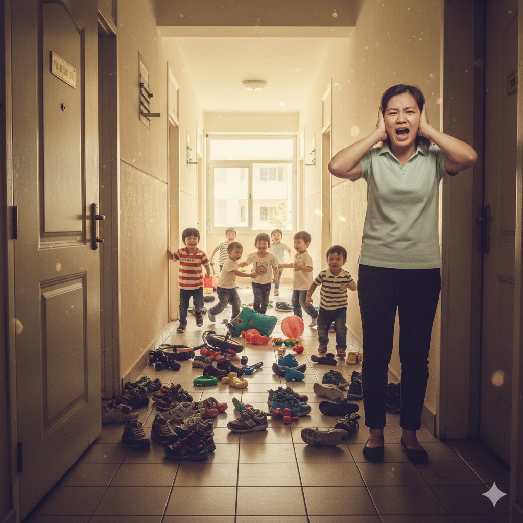 Tôi mệt mỏi vì hàng ngày phải đối diện với những lời soi mói và tiếng ồn bất tận ở chung cư