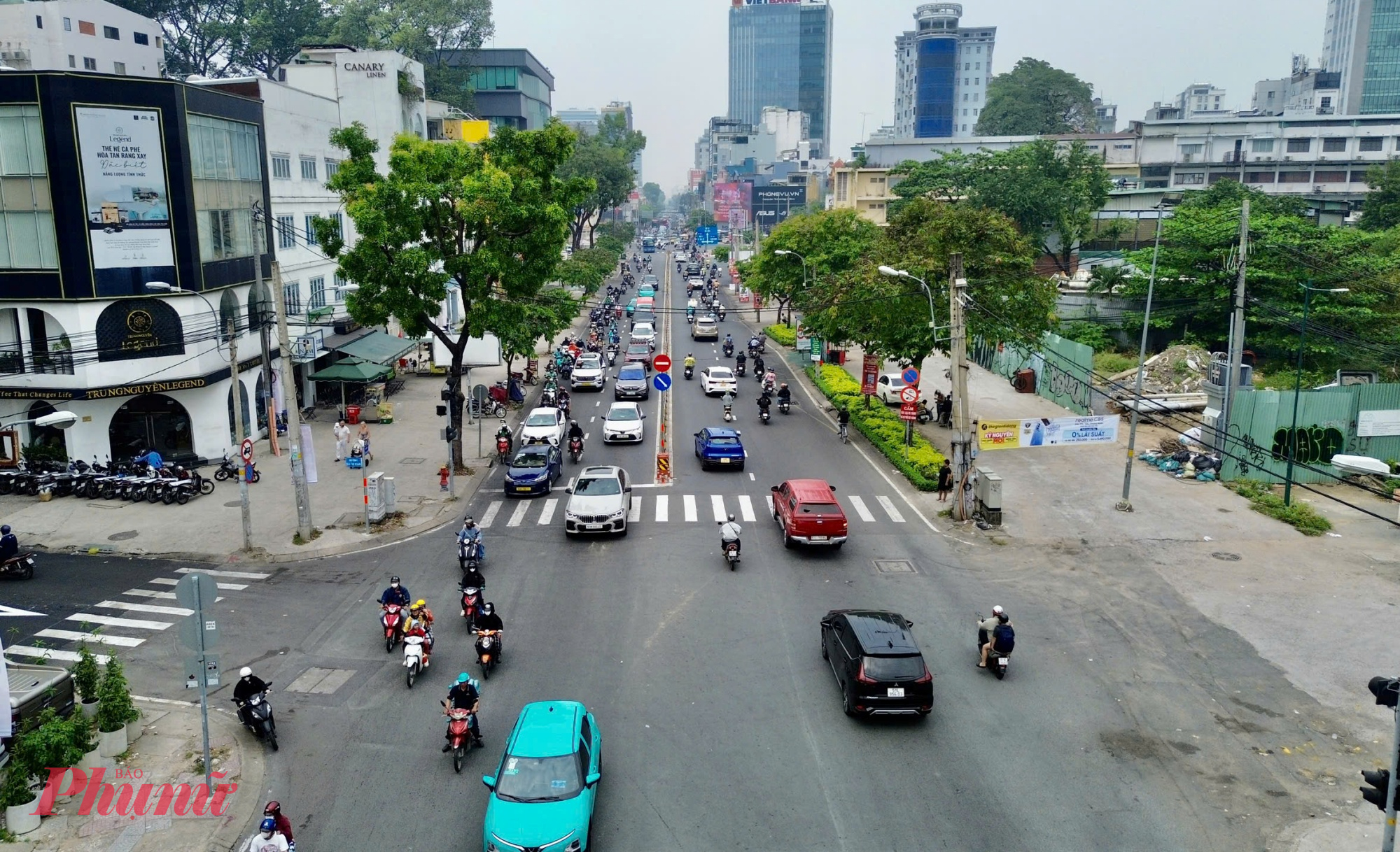 Khu vực xây dựng ga Tao Đàn 