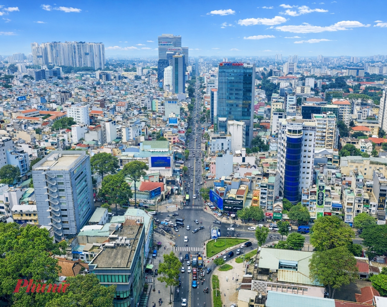 Trục đường Cách Mạng Tháng 8 đã hoàn thành giải phóng mặt bằng, di dời hạ tầng kỹ thuật.