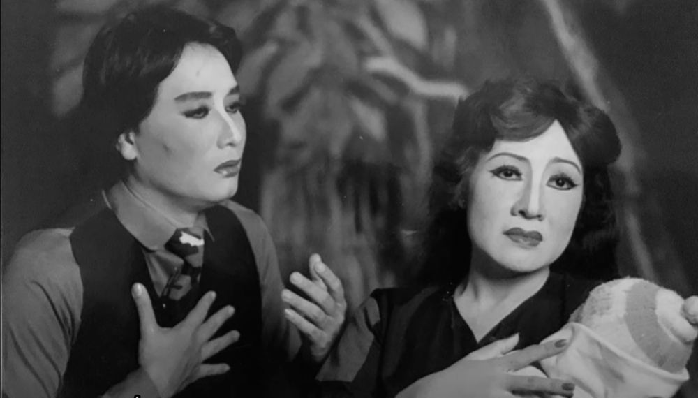 Minh Vương và Lệ Thủy trong vở tuồng kinh điển Tô Ánh Nguyệt ở đoàn 2-84.