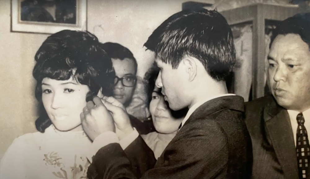 Hình cưới của NSND Lệ Thủy