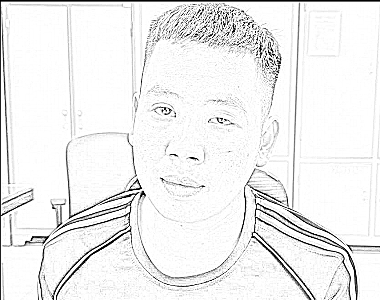 Đối tượng C. tại cơ quan công an. Ảnh: Công an Hà Nội