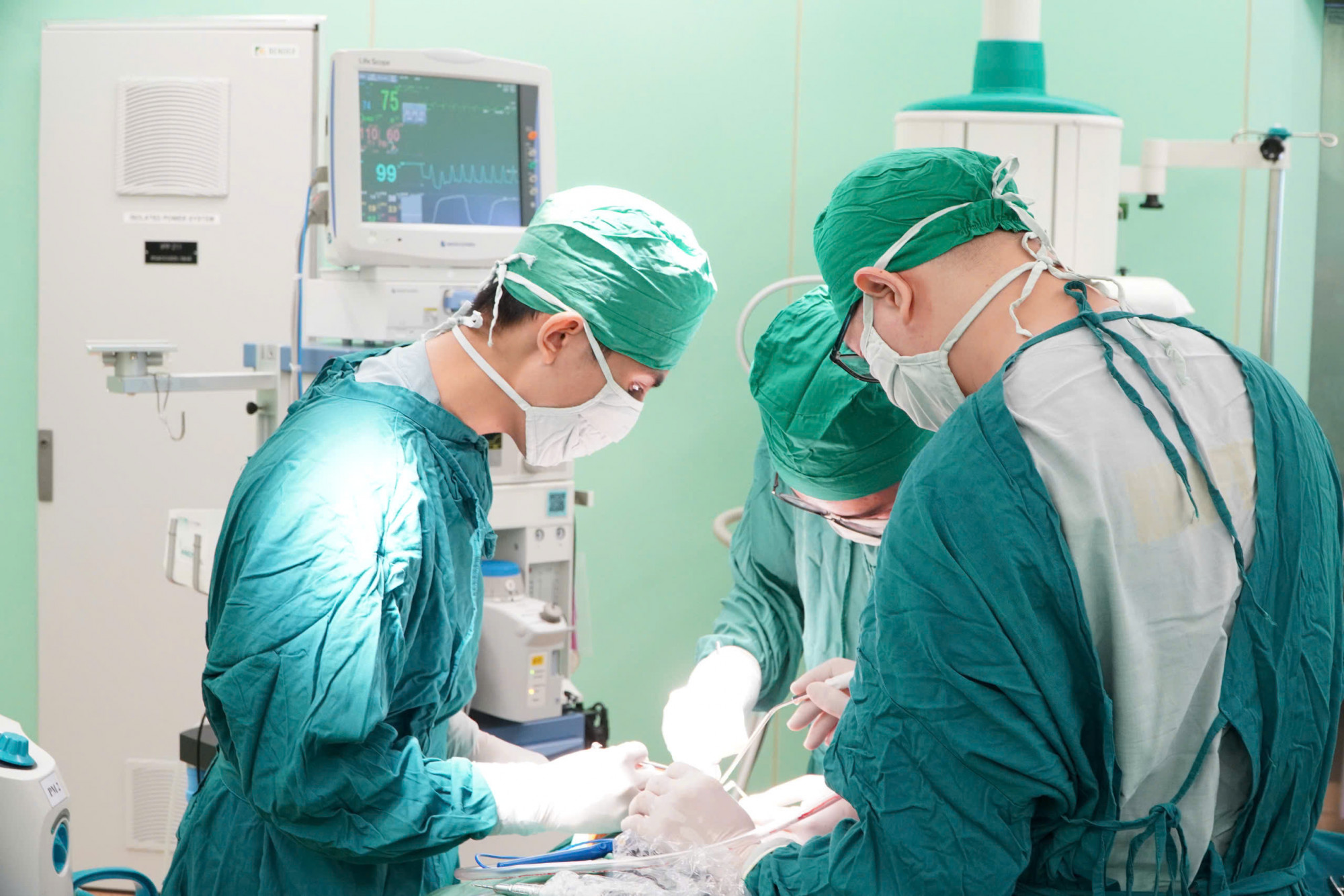 BV Đa khoa Vũng Tàu lần đầu thành công ca phẫu thuật kết hợp xương hàm mặt. Ảnh: BVCC