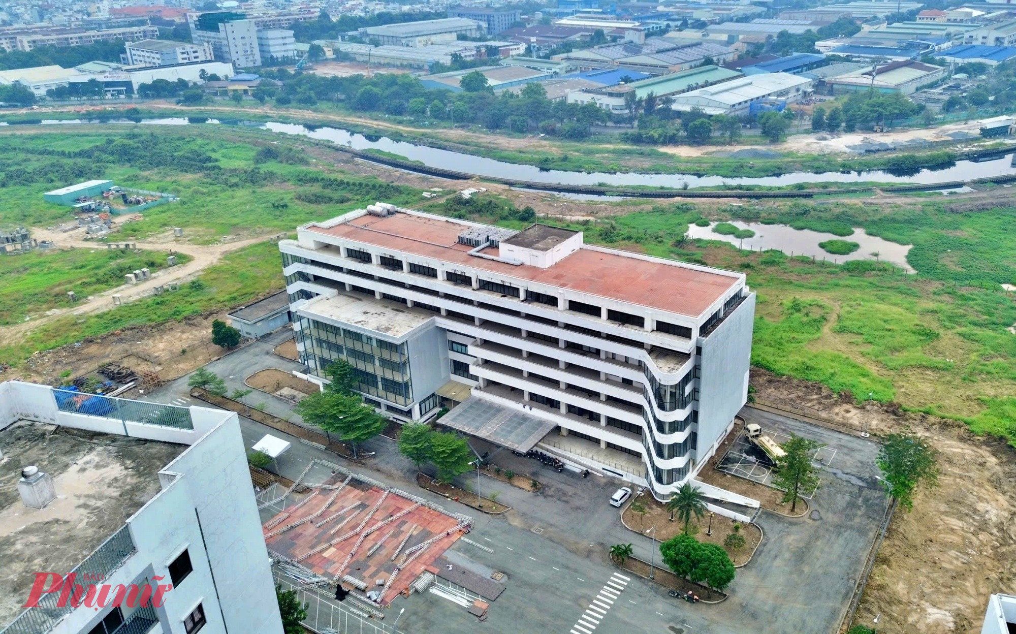 Depot Tham Lương nơi diễn ra lễ khởi công xây dựng metro số 2 - Ảnh: Nguyễn Văn