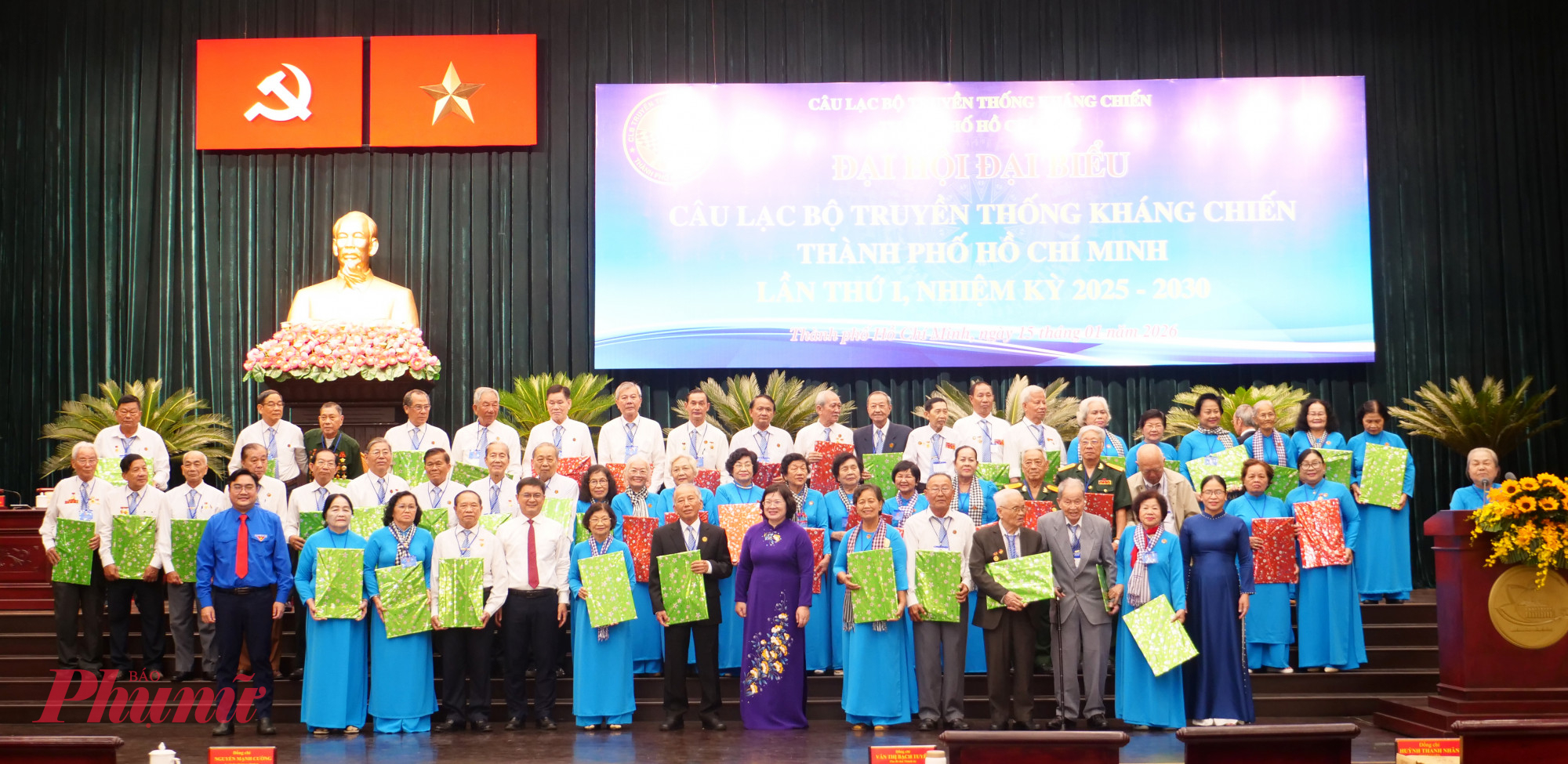 Ra mắt Ban Chủ nhiệm, ban t CLB Truyền thống kháng chiến TPHCM, nhiệm kỳ 2025 – 2030. là 55 thành viên, Ban thường vụ là 11 thành viên  