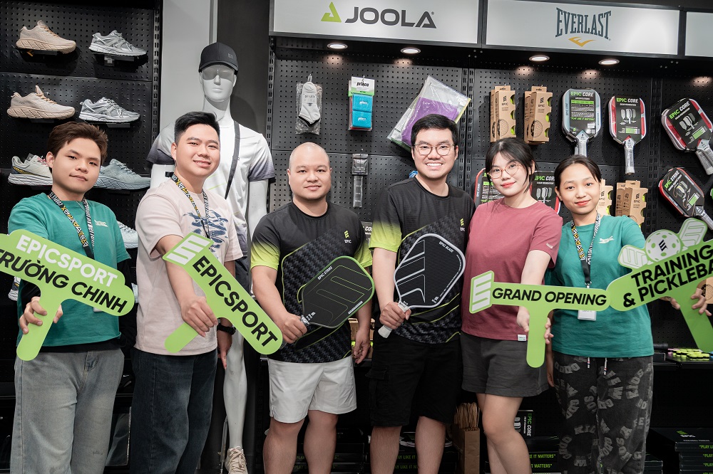 EPICSPORT khai trương cửa hàng đầu tiên tại 164 Trường Chinh, phường Tân Bình, TPHCM - Ảnh: EPICSPORT
