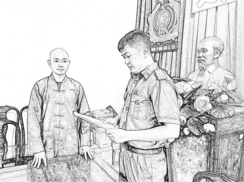 Phú thời điểm bị khởi tố. Ảnh: CA