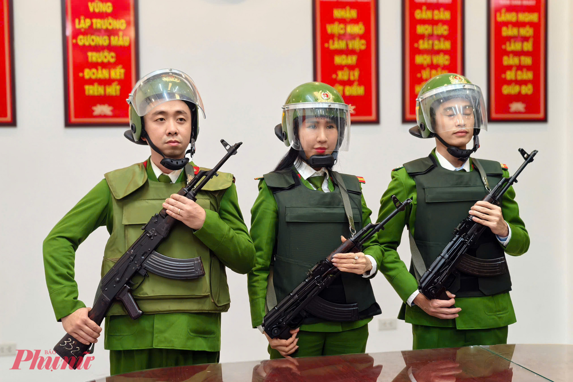 Tham gia các tổ tuần tra vũ trang là các cán bộ thiện chiến, nhiều kinh nghiệm, sẵn sàng ứng phó mọi tình huống.