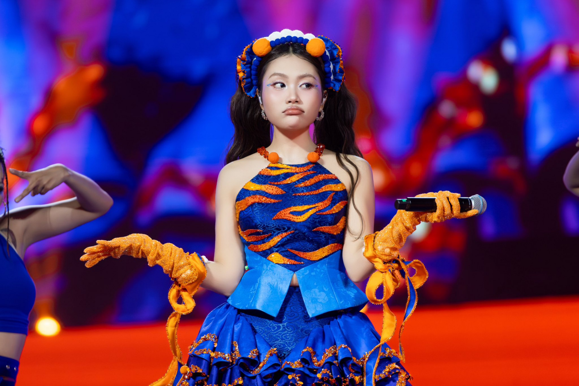 Phương Mỹ Chi biểu diễn trong đêm nhạc chào năm mới 2026 tại TPHCM vừa qua 