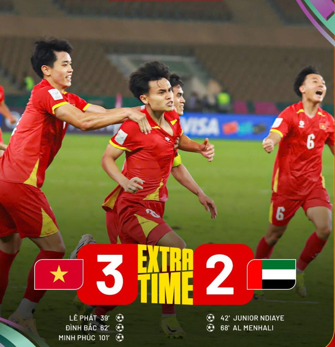 Các cầu thủ Việt Nam đã có 1 trận đấu quả cảm