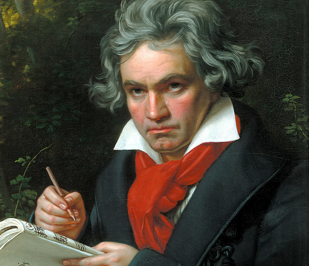 Beethoven: Nhà soạn nhạc thiên tài Ludwig van Beethoven trong bức chân dung của Joseph Karl Stieler, năm 1820. Ảnh: Wikipedia