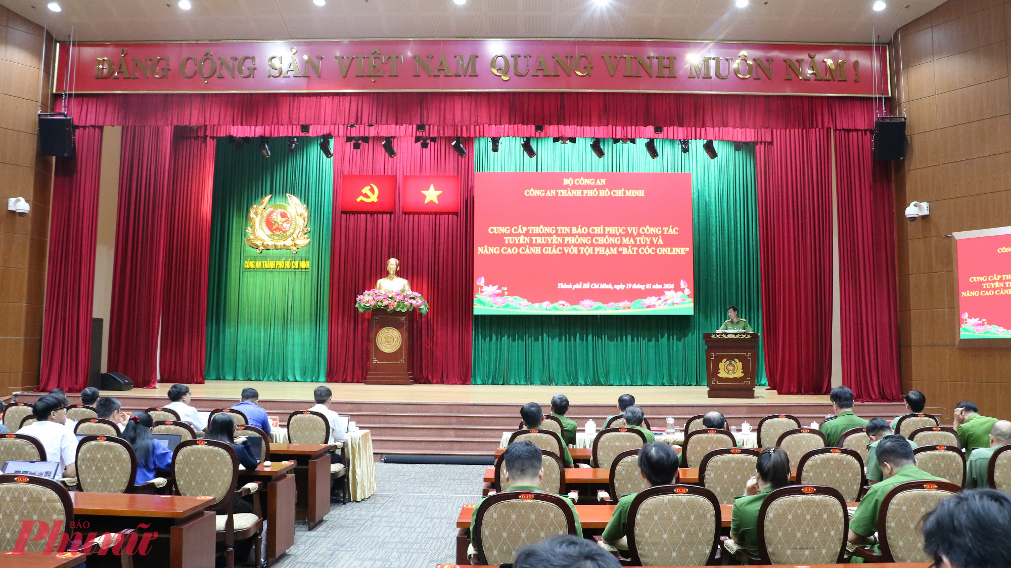 Toàn cảnh buổi cung cấp thông tin - Ảnh: Trang Thư