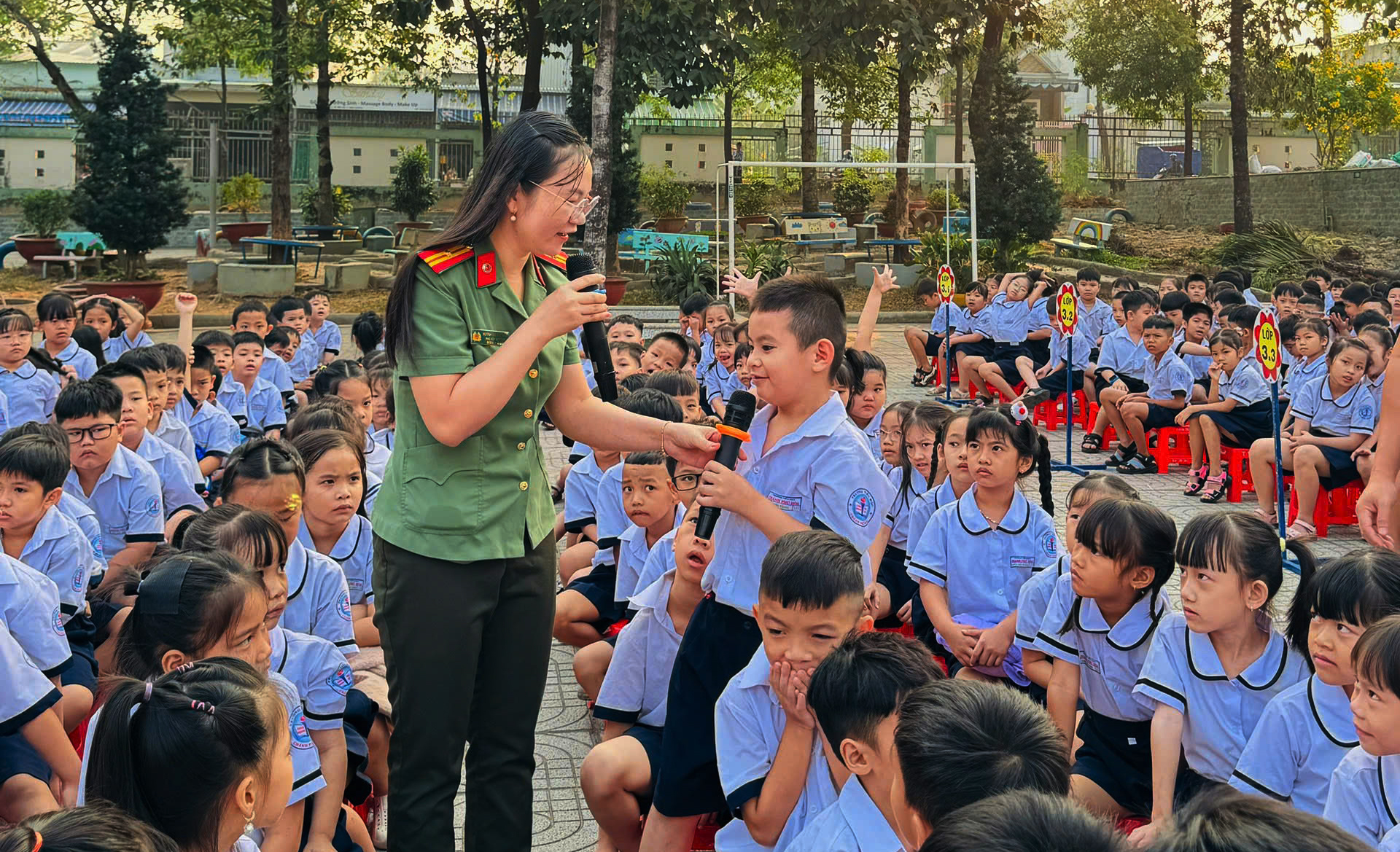 Tuyên truyền phòng, chống bạo lực học đường và xâm hại trẻ em tại Trường Tiểu học Chánh Phú Hòa