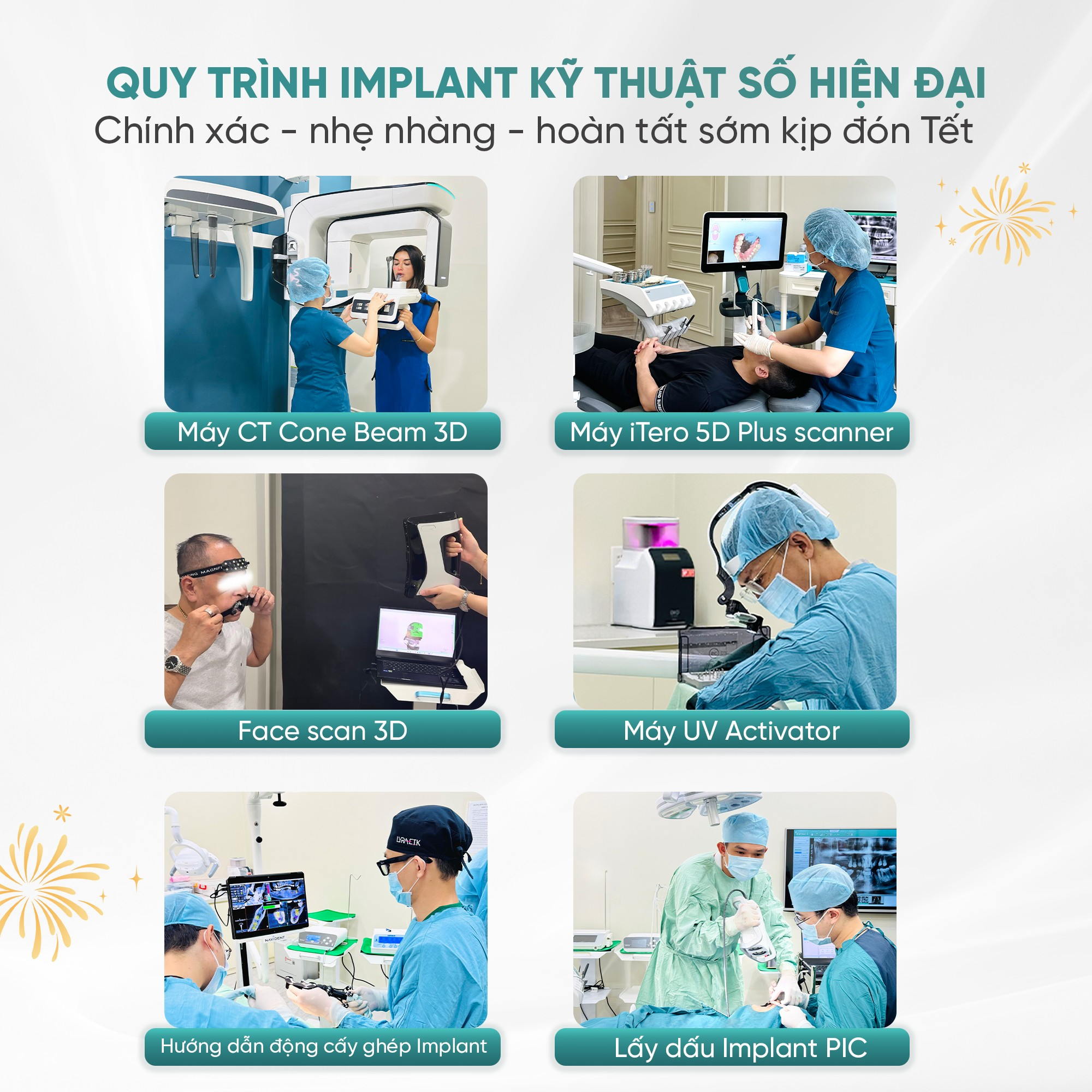 Công nghệ số hóa giúp trồng răng Implant nhẹ nhàng hơn