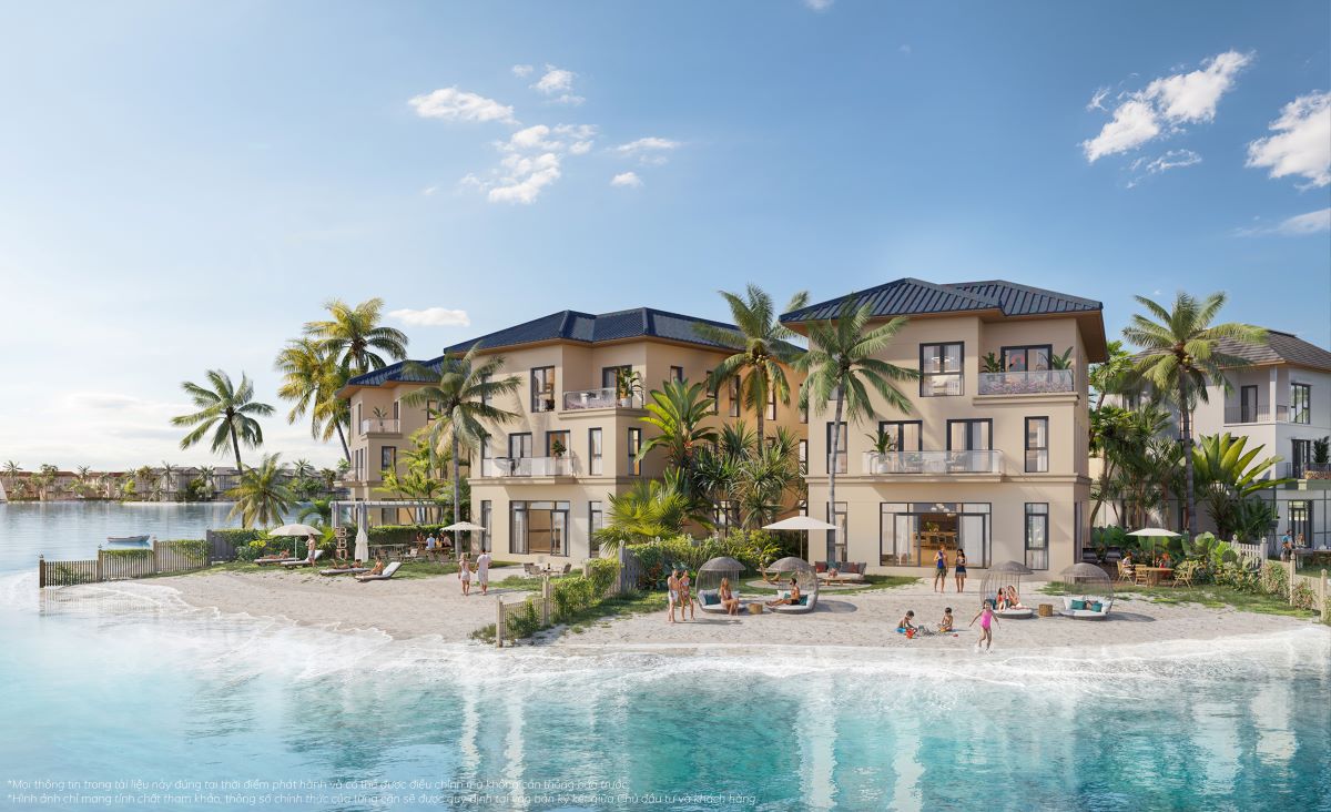 Nhiều căn biệt thự tại Vịnh Ngọc sở hữu tầm nhìn trải dài đến 8km mặt biển hồ