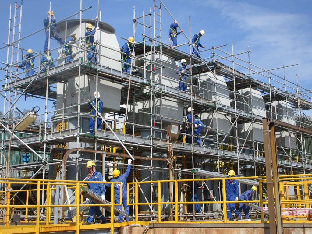 Dự án cung cấp dịch vụ giàn giáo tại Nhà máy lọc dầu Dung Quất trong đợt bảo dưỡng tổng thể lần 4_Hình minh hoạ - Ảnh: PMS.