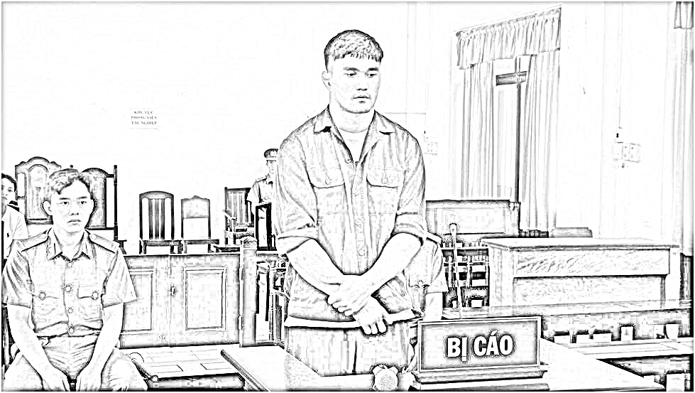 Nasyrov Odiljon Murzaalimjonovich (32 tuổi, quốc tịch Uzbekistan) 6 năm tù về tội “Tàng trữ, lưu hành tiền giả” - Ảnh Văn Vũ