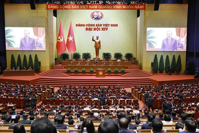 Tổng Bí thư Tô Lâm, Chủ tịch Đoàn Chủ tịch điều hành phiên họp ngày 22/1/2026. Ảnh: TTXVN