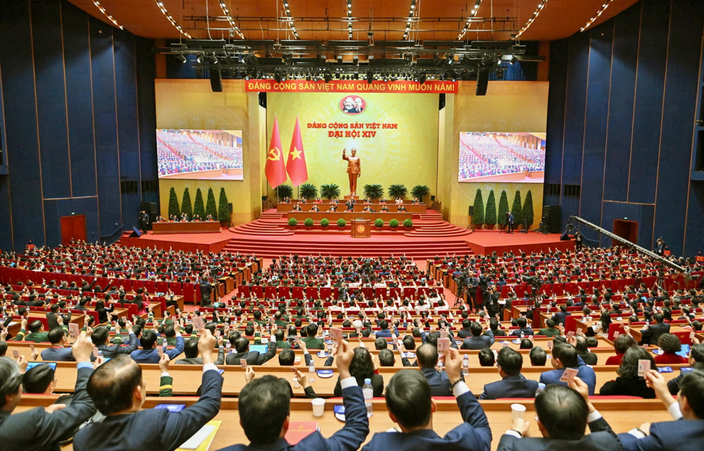Đại hội XIV của Đảng: Đột phá để kiến tạo tương lai Đại hội Đại biểu toàn quốc lần thứ XIV của Đảng biểu quyết thông qua nhiều chiến lược đột phá để kiến tạo tương lai đất nước trong kỷ nguyên mới - ẢNH: VIẾT CHUNG