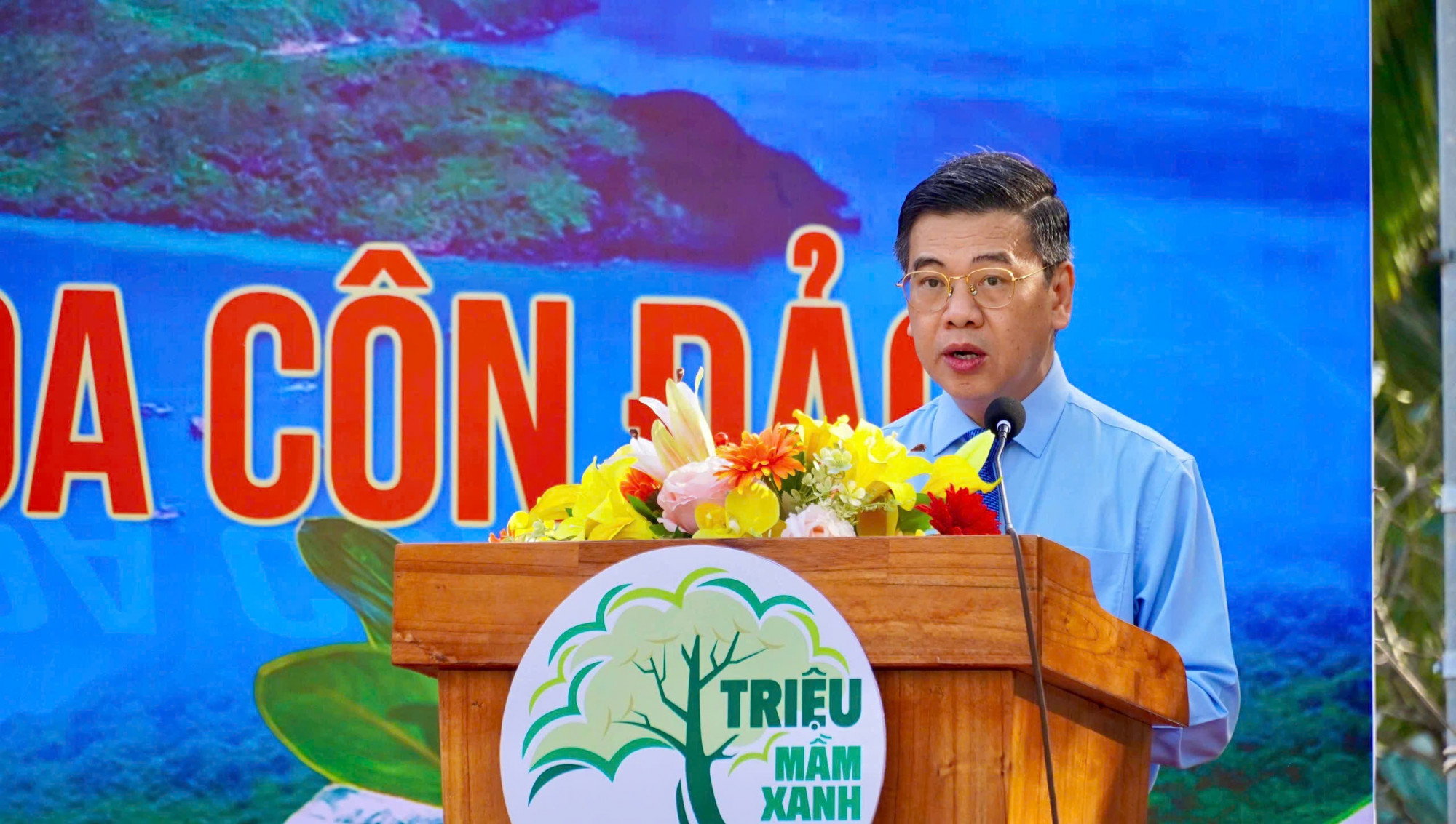 Phó chủ tịch UBND TPHCM Nguyễn Văn Dũng phát biểu tại buổi lễ 