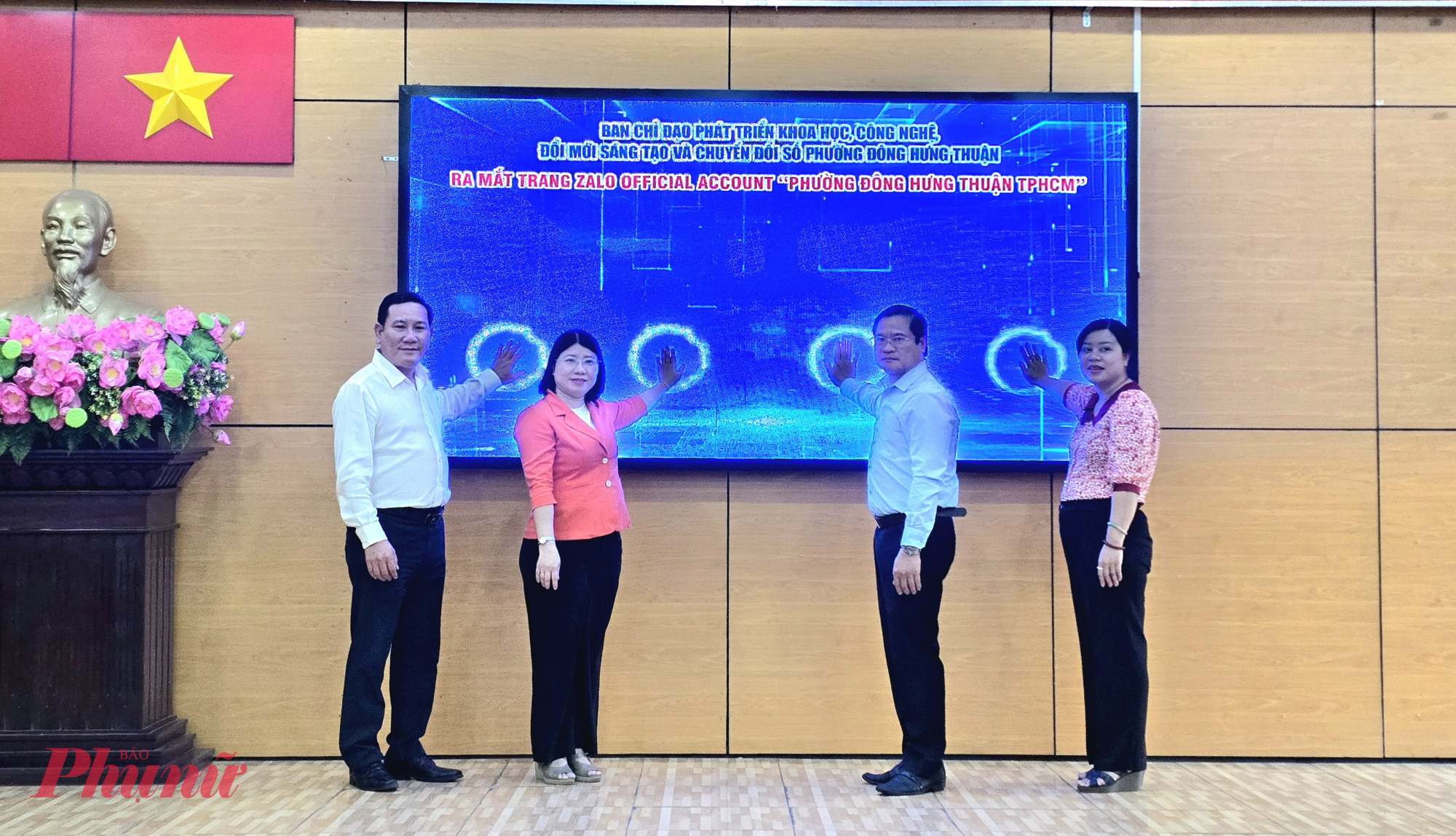 ra mắt trang Zalo official account mang tên “Phường Đông Hưng Thuận TPHCM”