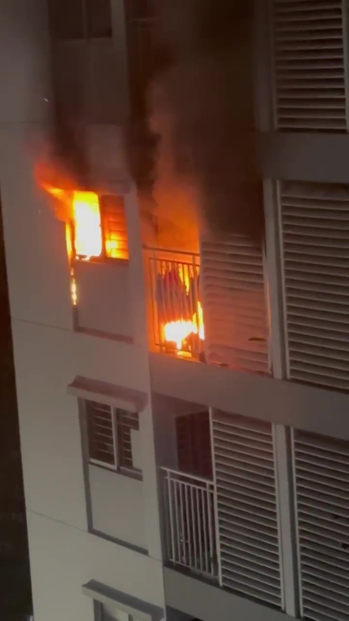 Hiện trường vụ cháy. Ảnh: A.X.