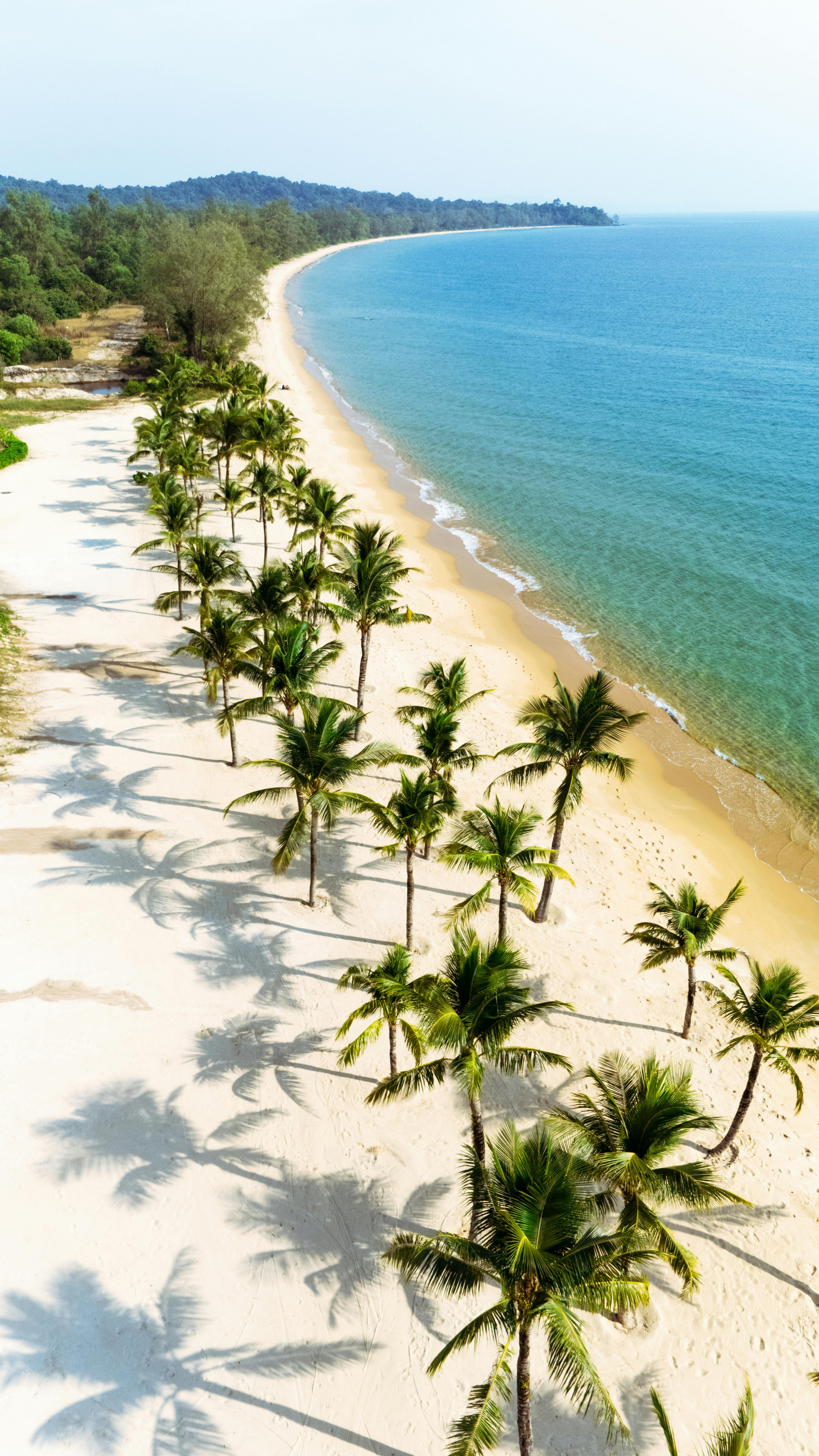 Biểu tượng của quốc đảo là những hàng dừa cao vút, trải dài trên các đảo nhỏ