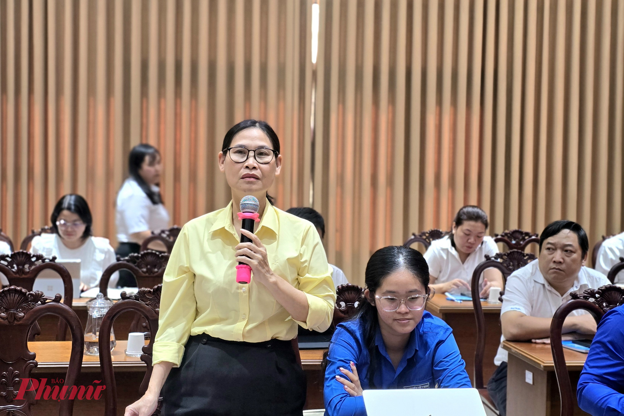 Bà Lê Thị Kim Thu – Thành ủy viên, Phó chủ tịch Hội LHPN TPHCM - 