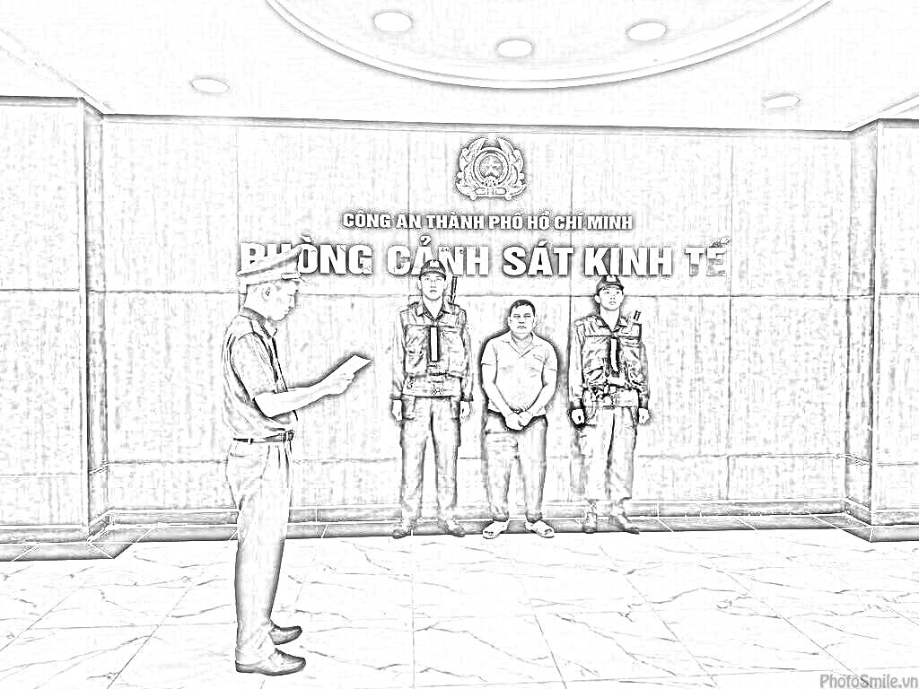 Trường thời điểm bị bắt. Ảnh: CA