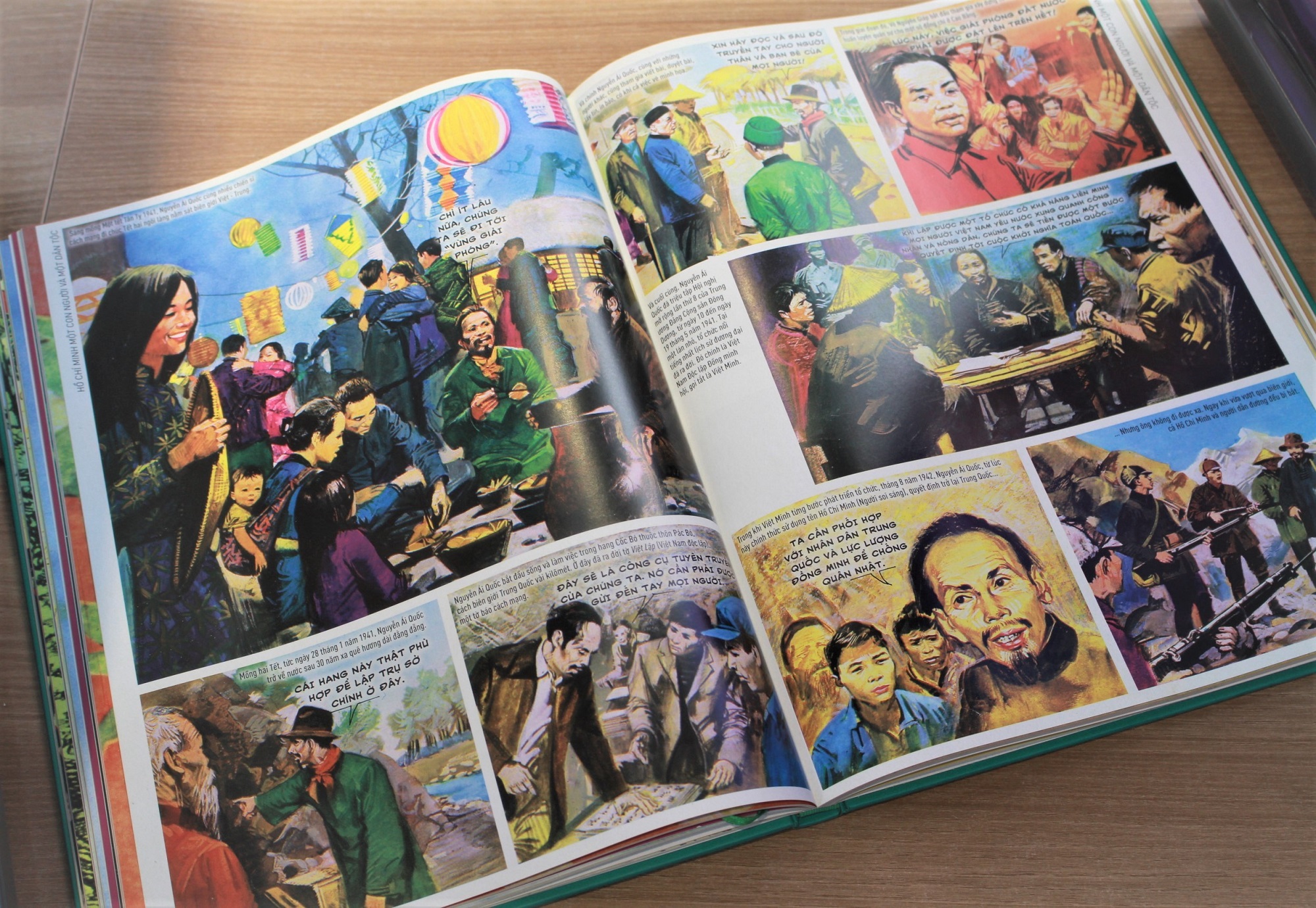 Hình ảnh trong cuốn sách Hồ Chí Minh - Một con người, một dân tộc