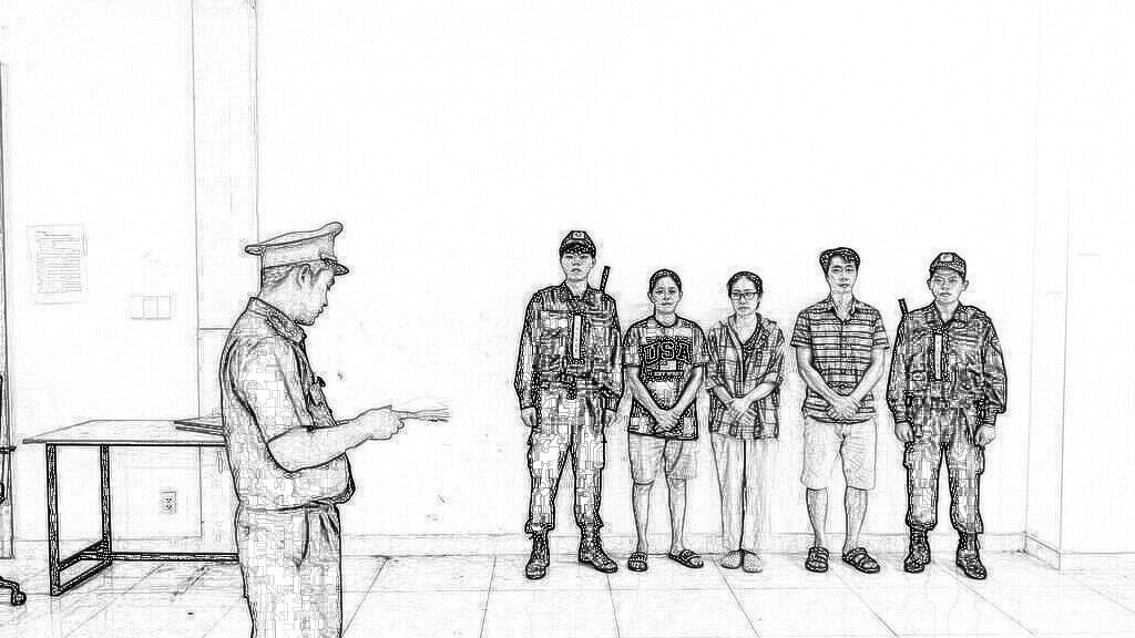 3 đối tượng bị khởi tố. Ảnh: CA