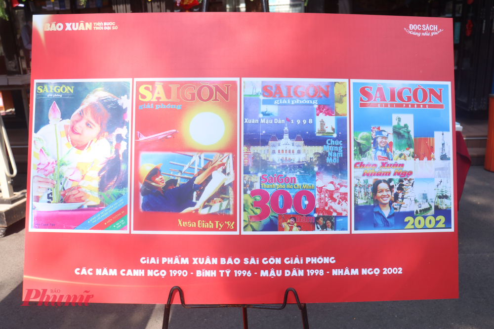 Bìa báo xuân của Sài Gòn Giải Phóng được thiết kế sinh động, bắt mắt - Ảnh: Phương Nhã
