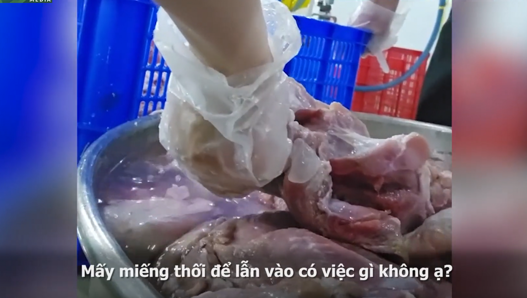 Hình ảnh được cắt ra từ video phản ánh - Ảnh chụp màn hình