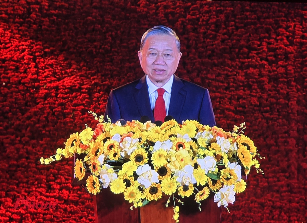 Tổng bí thư Tô Lâm phát biểu