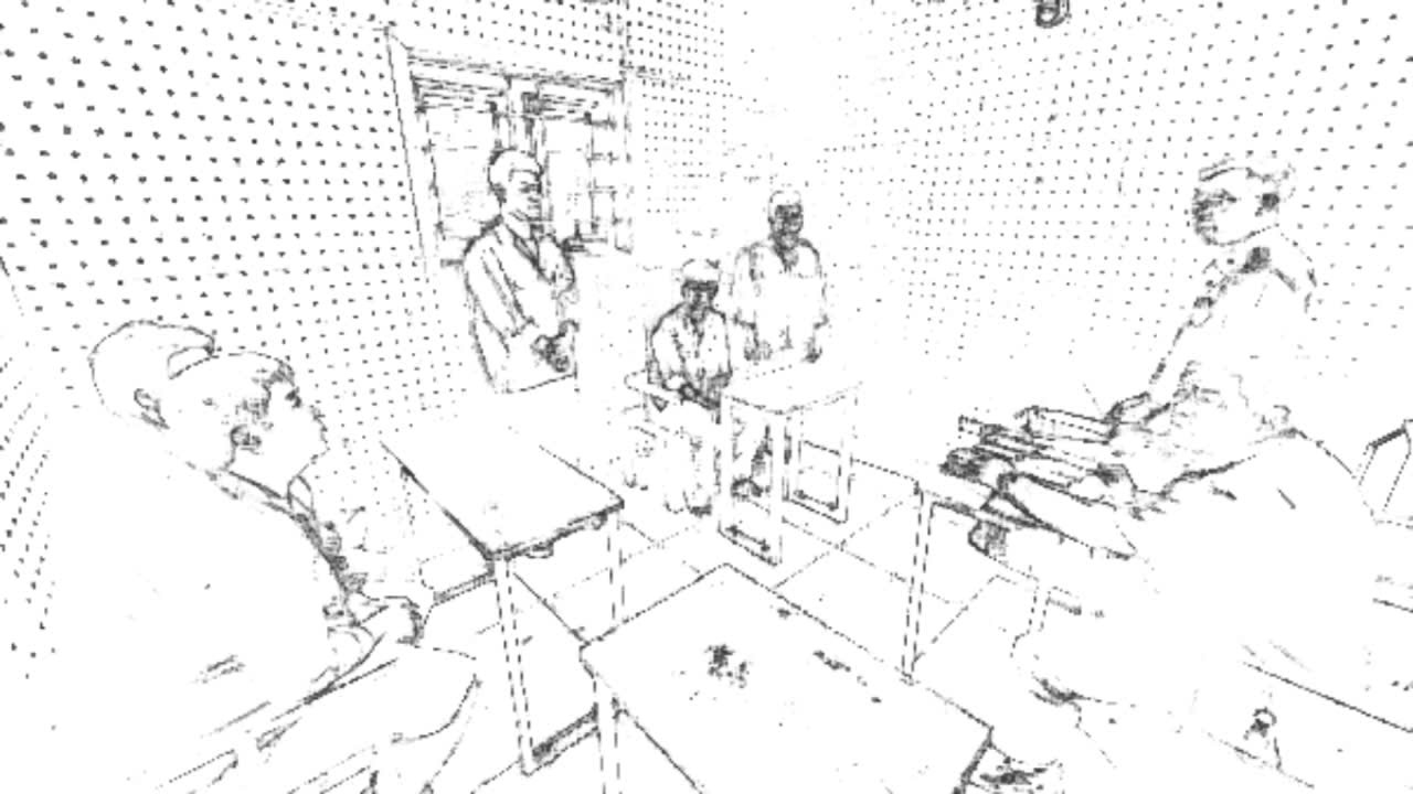 Các đối tượng tại cơ quan công an - ảnh: Sỹ Đức