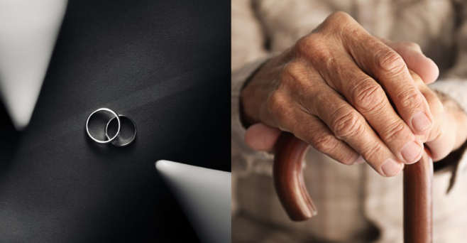 Vụ việc kết hôn của ông cụ 97 tuổi gây nên cuộc bàn luận sôi nổi ở Singapore. Ảnh: mothership