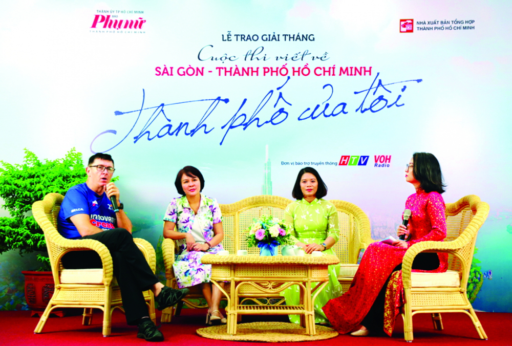 Cuộc thi viết “Thành phố của tôi” do Báo Phụ nữ TPHCM phối hợp  Nhà xuất bản Tổng hợp TPHCM tổ chức, với sự bảo trợ truyền thông của HTV và VOH, là cơ hội để mọi người trải lòng, bày tỏ tình cảm với Sài Gòn - TPHCM - ẢNH: NGUYỄN QUANG