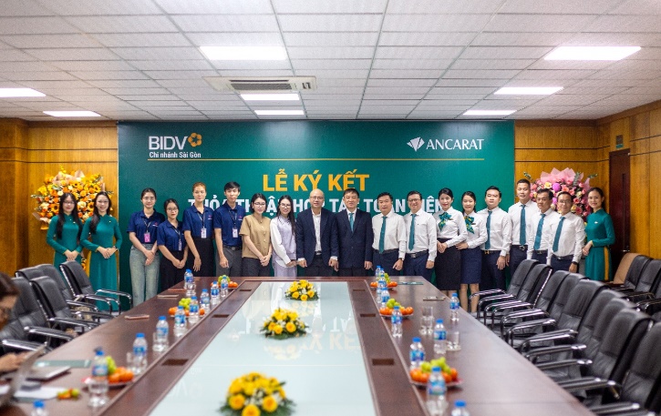 Việc hợp tác giữa BIDV & Ancarat mang lại thêm lựa chọn tích sản hiệu quả, phù hợp với xu hướng thanh toán không tiền mặt hiện nay - Ảnh: BIDV