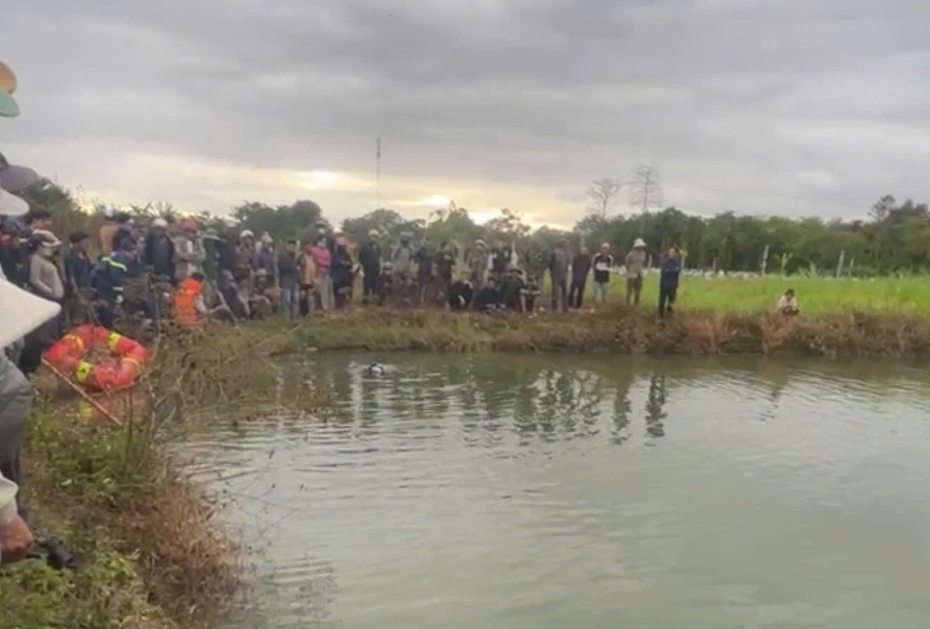 Hiện trường xảy ra vụ đuối nước - ảnh: T.D.