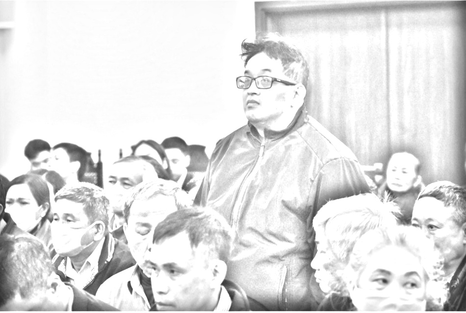 Bị cáo Huỳnh Nguyễn Lộc tại tòa - Ảnh: N.A