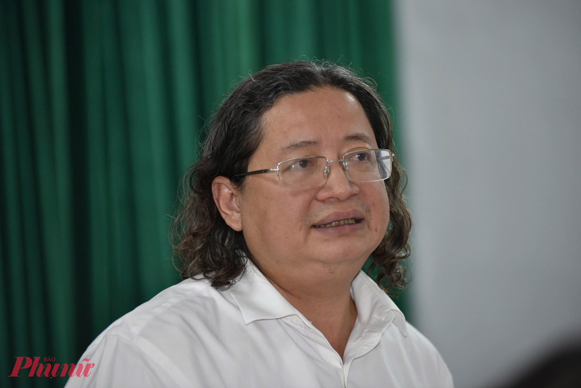 Phó giám đốc Sở VHTT TPHCM Nguyễn Minh Nhựt phát biểu tại cuộc họp - Ảnh: Thanh Tâm