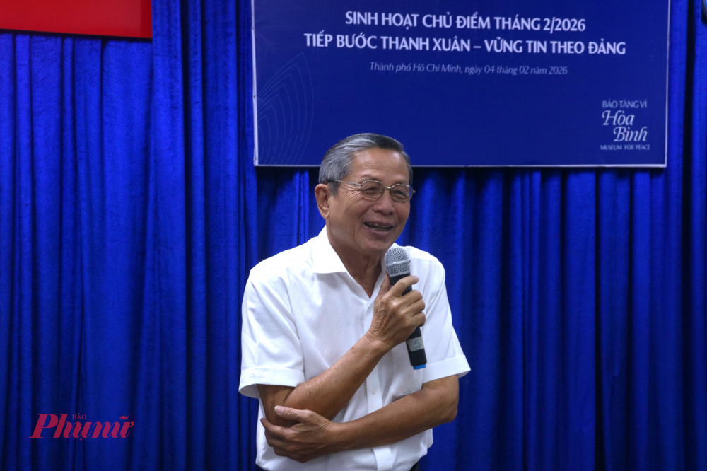 Ông Lê Hồng Liêm cũng đề xuất, không chỉ riêng đoàn viên, thanh niên tại An Giang, mà các địa phương khác cũng cần tăng cường kết nối, mời các cô chú, anh chị từng trực tiếp tham gia trên tuyến đường 1C về giao lưu, ôn lại ký ức một thời, qua đó tiếp tục truyền cảm hứng và bồi đắp lý tưởng cho thế hệ đoàn viên, thanh niên tại cơ sở - Ảnh: Phương Nha