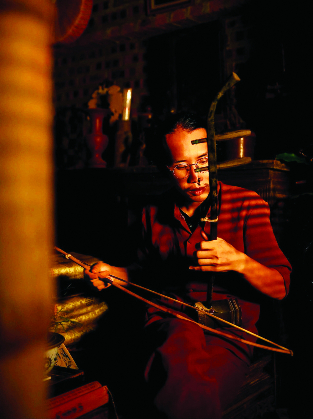 “Người xẩm” Bùi Công Sơn cùng cây nhị cổ