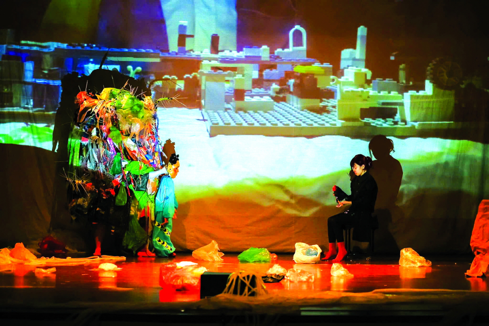 Một trích đoạn trong vở diễn Thổ địa