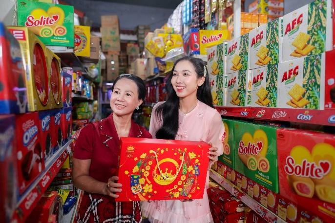 Danh mục quà tết 2026 được Mondelez Kinh Đô đầu tư và mở rộng, đáp ứng đa dạng nhu cầu biếu tặng và thưởng thức - Ảnh: Mondelez Kinh Đô