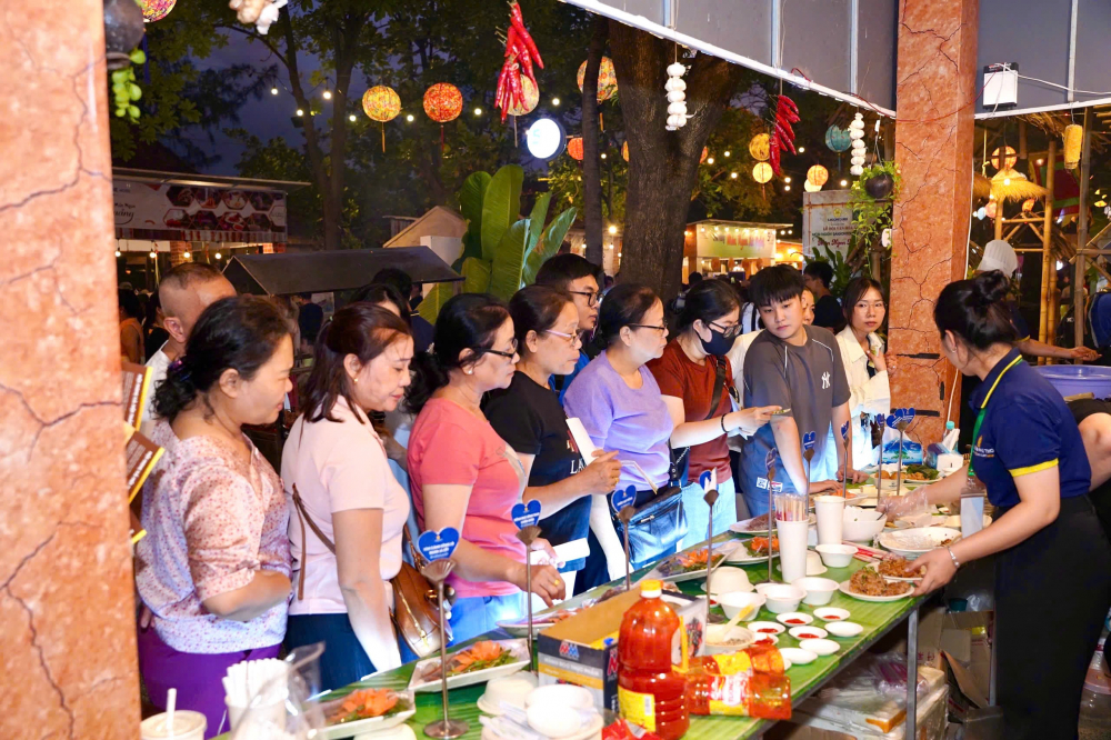 Lễ hội món ngon Saigontourist Group được tổ chức thường niên trở thành lễ hội ẩm thực thu hút khách. Ảnh: Quốc Thái