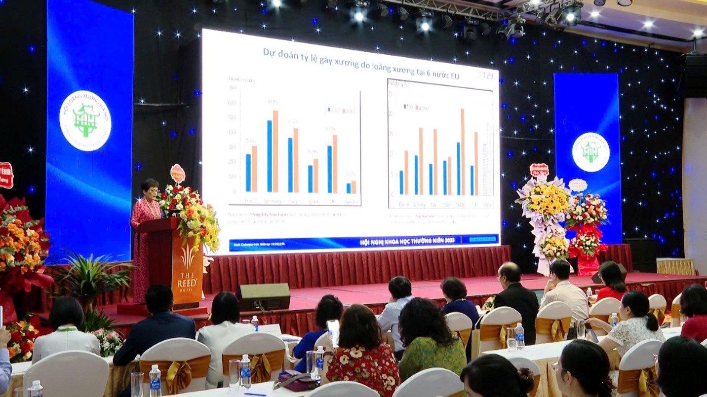 Hội nghị cập nhật các tiến bộ trong điều trị loãng xương hiện nay - Ảnh: Anlene