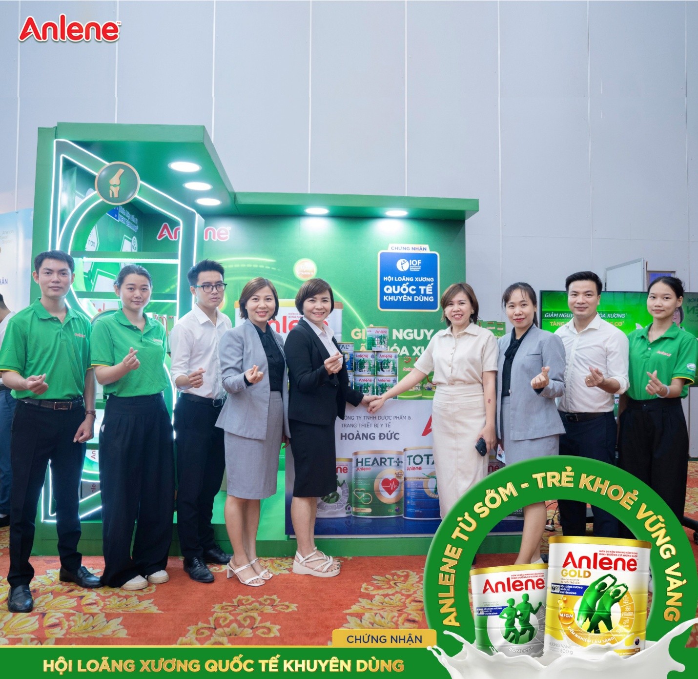 Anlene - nhãn hiệu được Hội Loãng xương Quốc tế (IOF) khuyên dùng đồng hành cùng hội nghị - Ảnh: Anlene