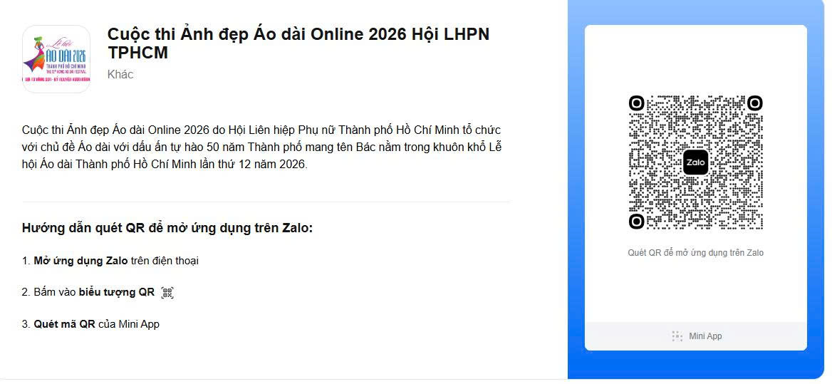 Có thể quét mã QR để tham gia hội thị