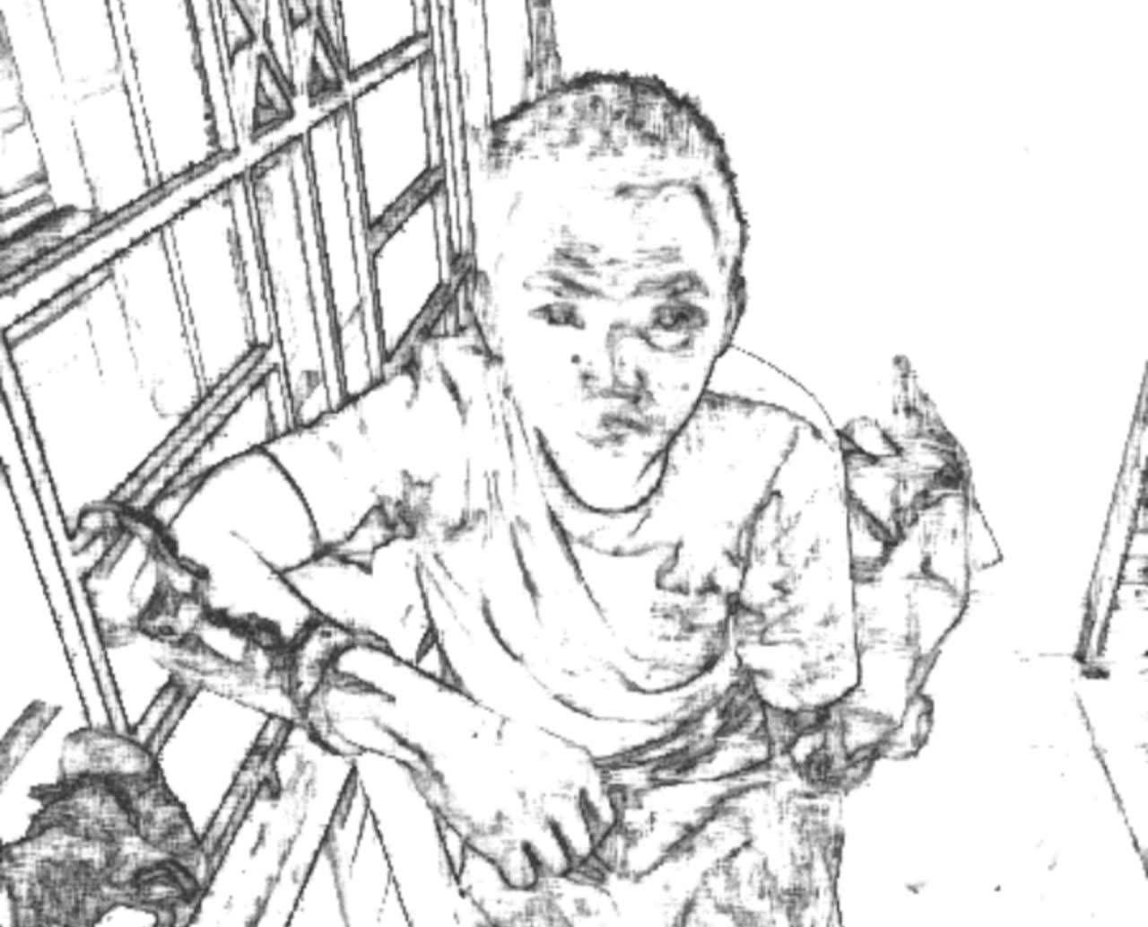 Một trong hai đối tượng vừa bị bắt giữ - Ảnh: CACC